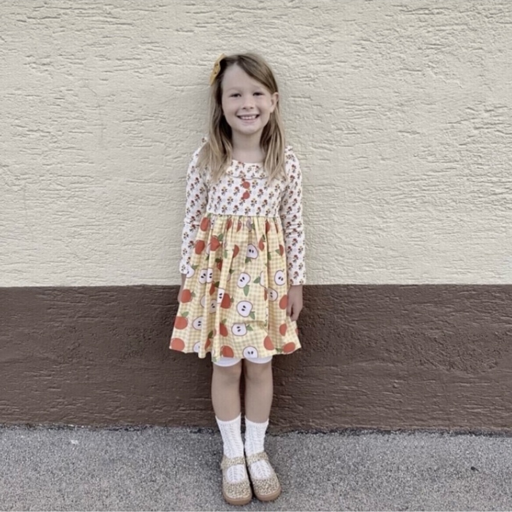 Eleanor Rose Apple Dress